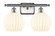 Ballston LED Bath Vanity in Black Antique Brass (405|516-2W-BAB-G124-8-LED)