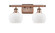 Ballston Two Light Bath Vanity in Antique Copper (405|516-2W-AC-G91)