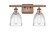 Ballston Two Light Bath Vanity in Antique Copper (405|516-2W-AC-G442)