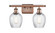 Ballston Two Light Bath Vanity in Antique Copper (405|516-2W-AC-G292)