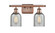 Ballston Two Light Bath Vanity in Antique Copper (405|516-2W-AC-G257)