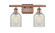 Ballston Two Light Bath Vanity in Antique Copper (405|516-2W-AC-G2511)