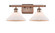 Ballston Two Light Bath Vanity in Antique Copper (405|516-2W-AC-G131)
