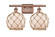 Ballston Two Light Bath Vanity in Antique Copper (405|516-2W-AC-G121-8RB)