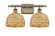 Ballston Two Light Bath Vanity in Antique Brass (405|516-2W-AB-RBD-8-NAT)