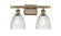 Ballston Two Light Bath Vanity in Antique Brass (405|516-2W-AB-G382)