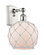 Ballston One Light Wall Sconce in White Polished Chrome (405|516-1W-WPC-G121-8RW)