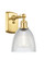 Ballston One Light Wall Sconce in Satin Gold (405|516-1W-SG-G382)