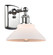 Ballston One Light Wall Sconce in Polished Chrome (405|516-1W-PC-G131)