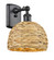 Ballston One Light Wall Sconce in Matte Black (405|516-1W-BK-RBD-8-NAT)