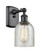 Ballston One Light Wall Sconce in Matte Black (405|516-1W-BK-G259)