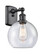 Ballston One Light Wall Sconce in Matte Black (405|516-1W-BK-G124-8)