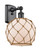 Ballston LED Wall Sconce in Matte Black (405|516-1W-BK-G121-8RB-LED)
