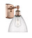 Ballston LED Wall Sconce in Antique Copper (405|516-1W-AC-GBD-754-LED)