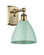 Ballston One Light Wall Sconce in Antique Brass (405|516-1W-AB-MBD-75-SF) Ballston One Light Wall Sconce in Antique Brass (405|516-1W-AB-MBD-75-SF)