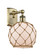 Ballston LED Wall Sconce in Antique Brass (405|516-1W-AB-G121-8RB-LED)