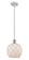 Ballston One Light Mini Pendant in White Polished Chrome (405|516-1S-WPC-G121-8RW)