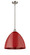 Ballston LED Pendant in Brushed Satin Nickel (405|516-1S-SN-MBD-16-RD-LED)