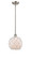 Ballston LED Mini Pendant in Brushed Satin Nickel (405|516-1S-SN-G121-8RW-LED)