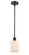 Ballston One Light Mini Pendant in Matte Black (405|516-1S-BK-G341)