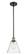 Ballston One Light Mini Pendant in Black Antique Brass (405|516-1S-BAB-GBC-84)