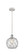 Ballston One Light Mini Pendant in White Polished Chrome (405|516-1P-WPC-G122-8RW)
