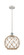 Ballston LED Mini Pendant in White Polished Chrome (405|516-1P-WPC-G122-10RB-LED)
