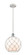 Ballston One Light Mini Pendant in White Polished Chrome (405|516-1P-WPC-G121-10RW)