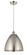 Ballston One Light Mini Pendant in Brushed Satin Nickel (405|516-1P-SN-MBD-12-BL)