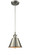 Ballston LED Mini Pendant in Brushed Satin Nickel (405|516-1P-SN-G247-LED)