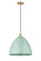 Ballston LED Mini Pendant in Satin Gold (405|516-1P-SG-MBD-16-SF-LED)