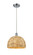 Ballston One Light Pendant in Polished Chrome (405|516-1P-PC-RBD-12-NAT) Ballston One Light Pendant in Polished Chrome (405|516-1P-PC-RBD-12-NAT)