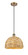 Ballston One Light Mini Pendant in Brushed Brass (405|516-1P-BB-RBD-12-NAT)