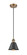 Ballston LED Mini Pendant in Brushed Brass (405|516-1P-BB-M8-BK-LED)