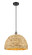 Ballston One Light Mini Pendant in Black Antique Brass (405|516-1P-BAB-RBD-16-NAT)