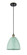 Ballston LED Mini Pendant in Black Antique Brass (405|516-1P-BAB-MBD-9-BK-LED)