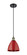 Ballston One Light Mini Pendant in Black Antique Brass (405|516-1P-BAB-MBD-75-RD)