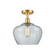 Ballston LED Semi-Flush Mount in Satin Gold (405|516-1C-SG-G92-L-LED)