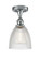 Ballston LED Semi-Flush Mount in Polished Chrome (405|516-1C-PC-G382-LED)