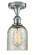 Ballston One Light Semi-Flush Mount in Polished Chrome (405|516-1C-PC-G259)