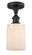 Ballston LED Semi-Flush Mount in Oil Rubbed Bronze (405|516-1C-OB-G341-LED)
