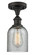 Ballston One Light Semi-Flush Mount in Oil Rubbed Bronze (405|516-1C-OB-G257)