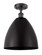 Ballston LED Semi-Flush Mount in Matte Black (405|516-1C-BK-MBD-12-BK-LED)