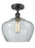 Ballston LED Semi-Flush Mount in Matte Black (405|516-1C-BK-G92-L-LED)