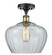 Ballston One Light Semi-Flush Mount in Black Antique Brass (405|516-1C-BAB-G92-L)