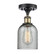Ballston LED Semi-Flush Mount in Black Antique Brass (405|516-1C-BAB-G257-LED)
