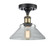 Ballston LED Semi-Flush Mount in Black Antique Brass (405|516-1C-BAB-G132-LED)