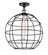 Ballston One Light Semi-Flush Mount in Black Antique Brass (405|516-1C-BAB-CE-16-BK)