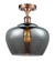 Ballston LED Semi-Flush Mount in Antique Copper (405|516-1C-AC-G93-L-LED)