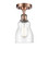 Ballston One Light Semi-Flush Mount in Antique Copper (405|516-1C-AC-G394)